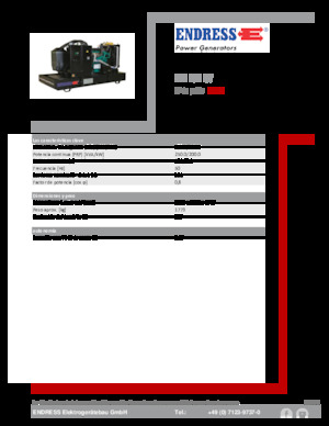 Generatori diesel Endress ESE 275 IW