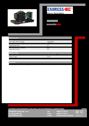 Generatori diesel Endress ESE 275 IW