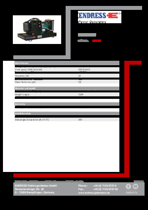 Generatori diesel Endress ESE 330 IW