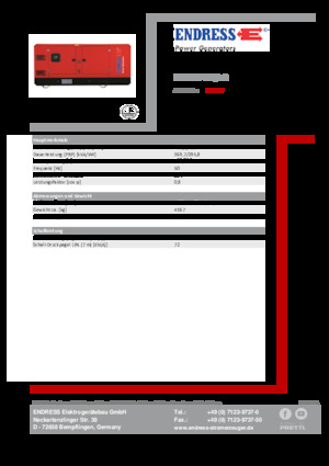 Generatori diesel Endress ESE 405 VW/AS 