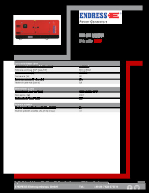 Generatori diesel Endress ESE 405 VW/AS 