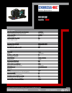 Generatori diesel Endress ESE 405 VW 