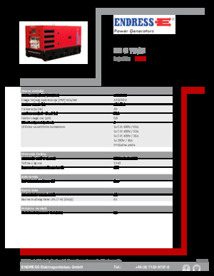 Generatori diesel Endress ESE 45 YW/RS