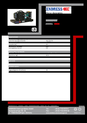 Generatori diesel Endress ESE 515 VW 