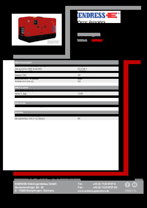 Generatori diesel Endress ESE 60 IW/MS