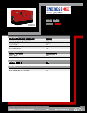 Generatori diesel Endress ESE 60 IW/MS