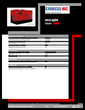 Generatori diesel Endress ESE 60 IW/MS