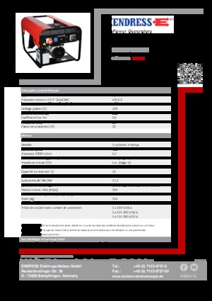 Generatori diesel Endress ESE 604 YS ES DI