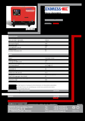 Generatori a benzina Endress ESE 608 YS-GT ES DI