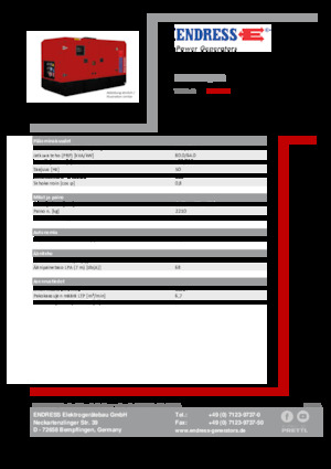 Generatori diesel Endress ESE 80 IW/MS 