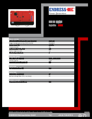 Generatori diesel Endress ESE 90 IW/AS