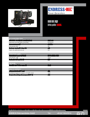 Generatori diesel Endress ESE 90 PW 