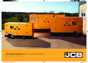 Generatori diesel JCB G33QS