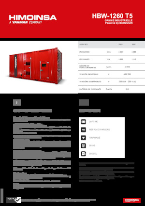 Generatori diesel HIMOINSA HBW-1260 T5