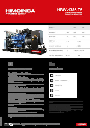 Generatori diesel HIMOINSA HBW-1385 T5