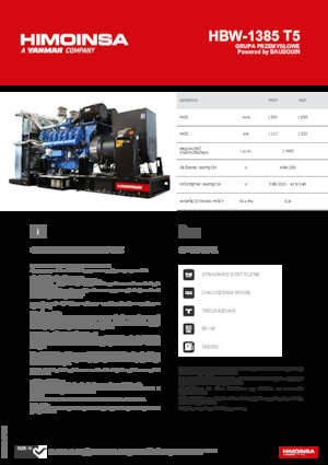 Generatori diesel HIMOINSA HBW-1385 T5