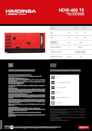Generatori diesel HIMOINSA HDW-460 T6