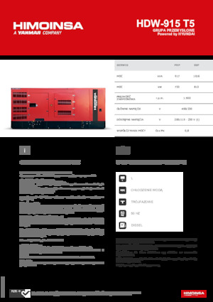 Generatori diesel HIMOINSA HDW-915 T5