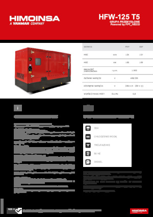Generatori diesel HIMOINSA HFW-125 T5