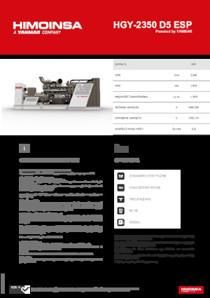 Generatori diesel HIMOINSA HGY-2350 D5 ESP