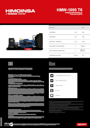Generatori diesel HIMOINSA HMW-1005 T6