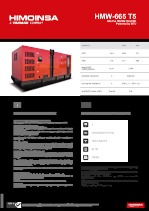 Generatori diesel HIMOINSA HMW-665 T5
