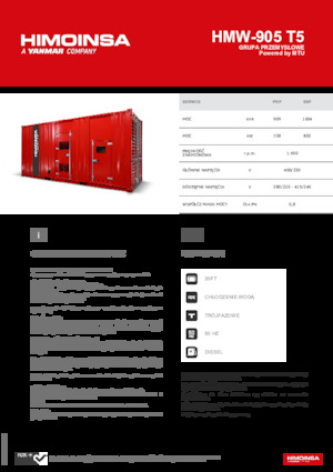 Generatori diesel HIMOINSA HMW-905 T5