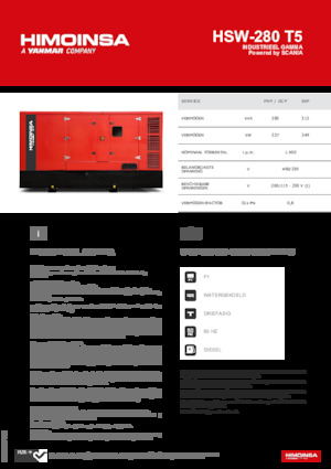 Generatori diesel HIMOINSA HSW-280 T5