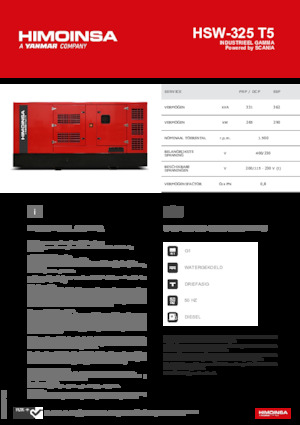 Generatori diesel HIMOINSA HSW-325 T5