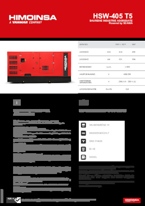 Generatori diesel HIMOINSA HSW-405 T5