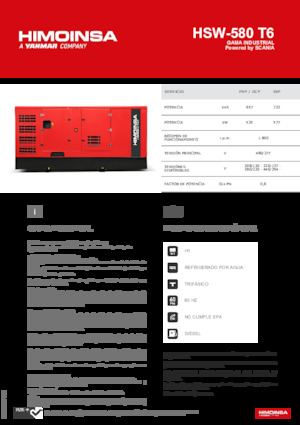 Generatori diesel HIMOINSA HSW-580 T6