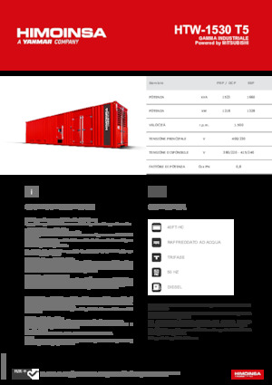 Generatori diesel HIMOINSA HTW-1530 T5