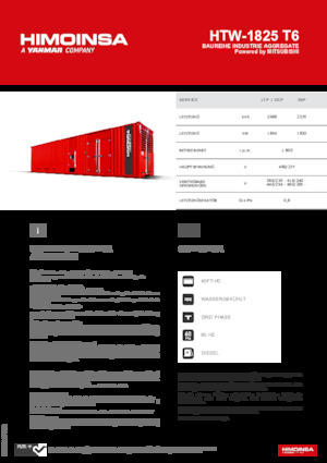 Generatori diesel HIMOINSA HTW-1825 T6
