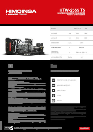 Generatori diesel HIMOINSA HTW-2555 T5