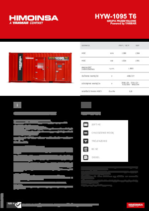 Generatori diesel HIMOINSA HYW-1095 T6