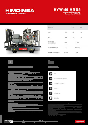 Generatori diesel HIMOINSA HYW-40 M5 S5