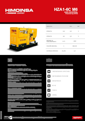 Generatori diesel HIMOINSA HZA1-6C M6