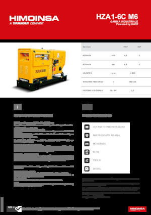 Generatori diesel HIMOINSA HZA1-6C M6