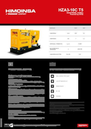 Generatori diesel HIMOINSA HZA3-10C T5