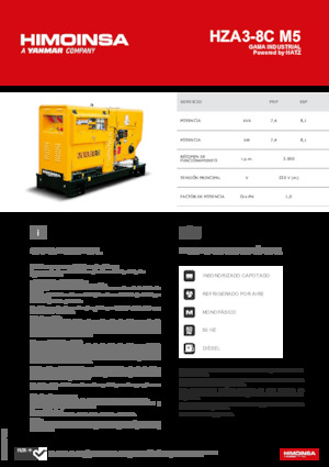 Generatori diesel HIMOINSA HZA3-8C M5