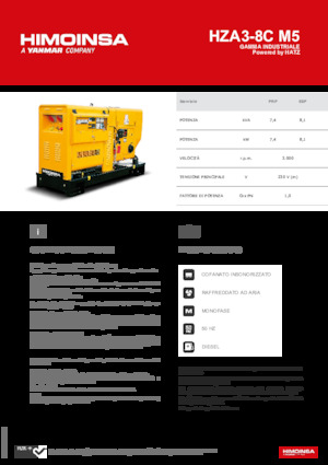 Generatori diesel HIMOINSA HZA3-8C M5