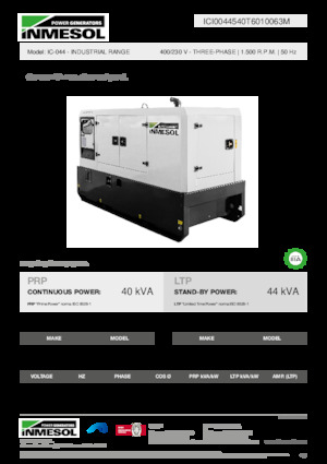 Generatori diesel INMESOL IC-044