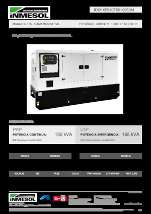 Generatori diesel INMESOL ID-165