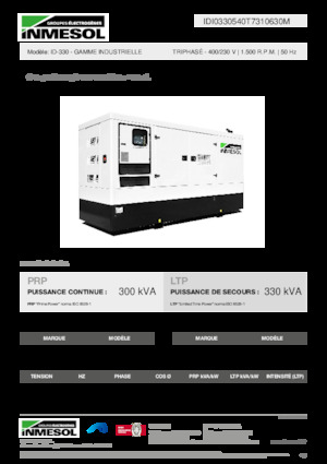 Generatori diesel INMESOL ID-330