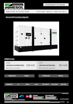 Generatori diesel INMESOL ID-600