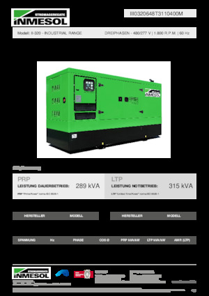 Generatori diesel INMESOL II-320