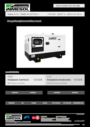 Generatori diesel INMESOL IK-015