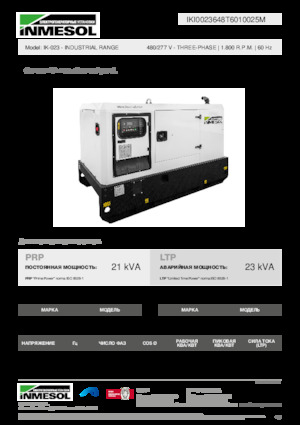 Generatori diesel INMESOL IK-023