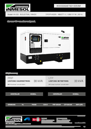 Generatori diesel INMESOL IK-033