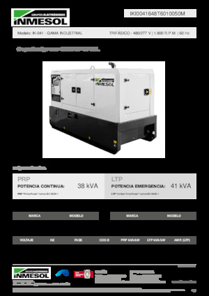 Generatori diesel INMESOL IK-041